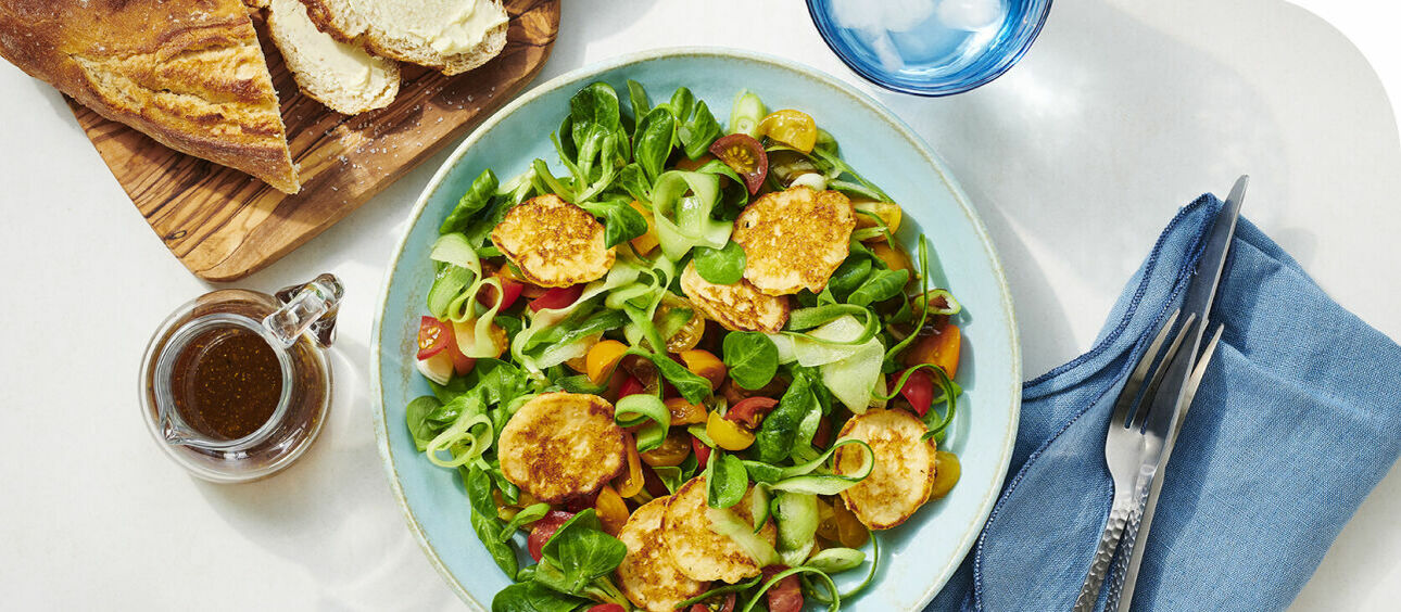 Sommer-Tomaten-Salat mit Quark-Nuggets | Deli Reform