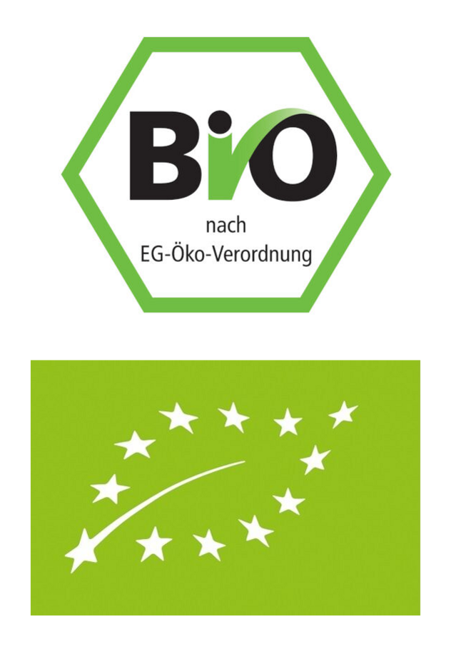 Logo Bio Zertifikat und ÖKO - 003 EU-/Nicht-EU-Landwirtschaft