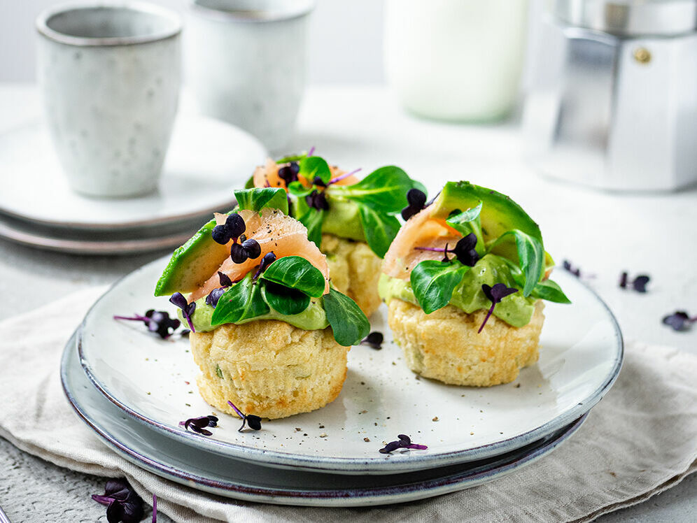 Herzhafte Frühstücksmuffins