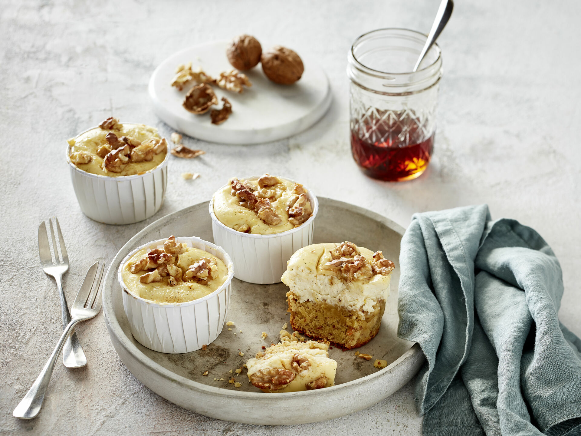 Möhren-Käsekuchen-Muffins