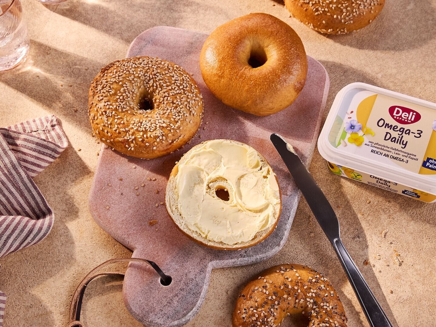 Omega-3-Bagel zum Selberbacken