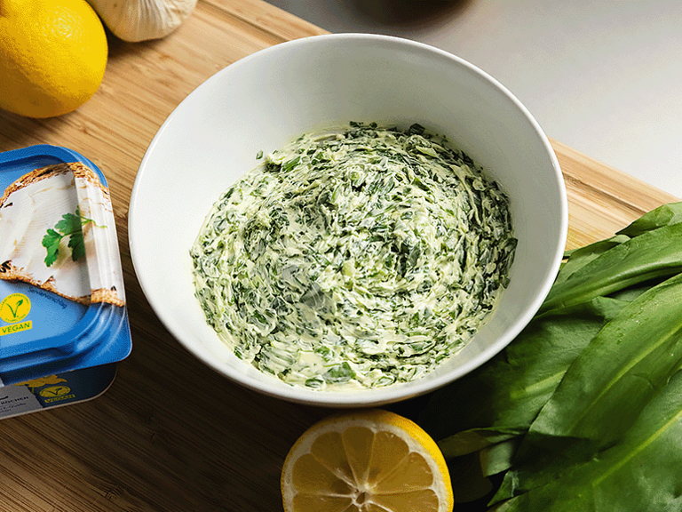Vegane Bärlauchbutter