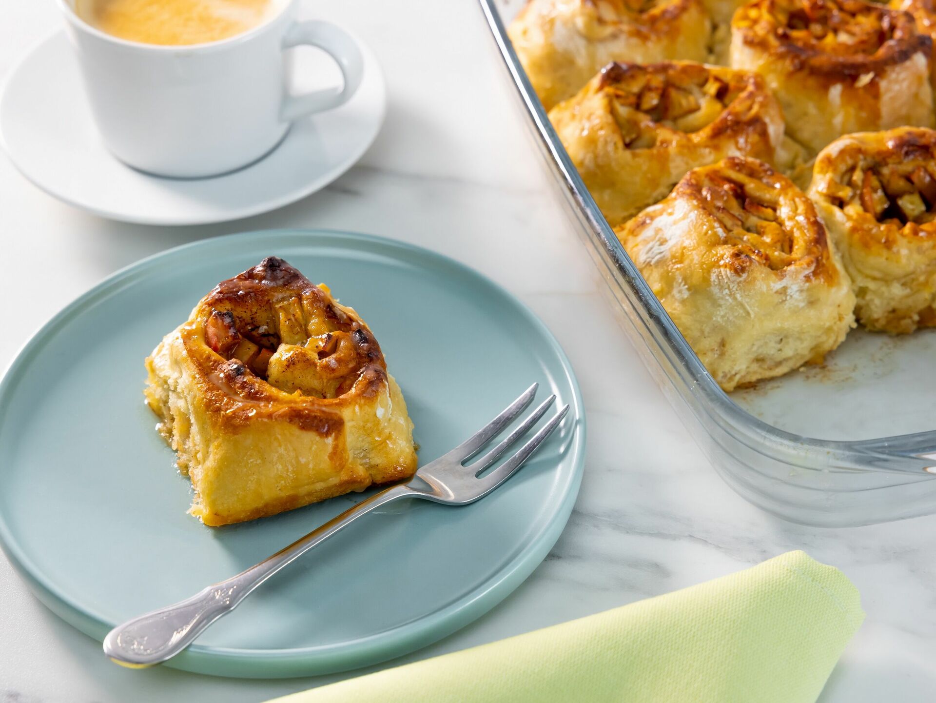 Vegane Apfel-Zimt-Schnecken