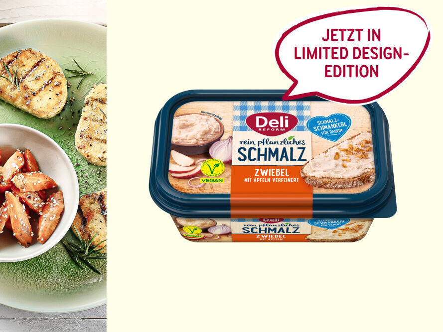 rein pflanzliches Schmalz Zwiebel-Apfel