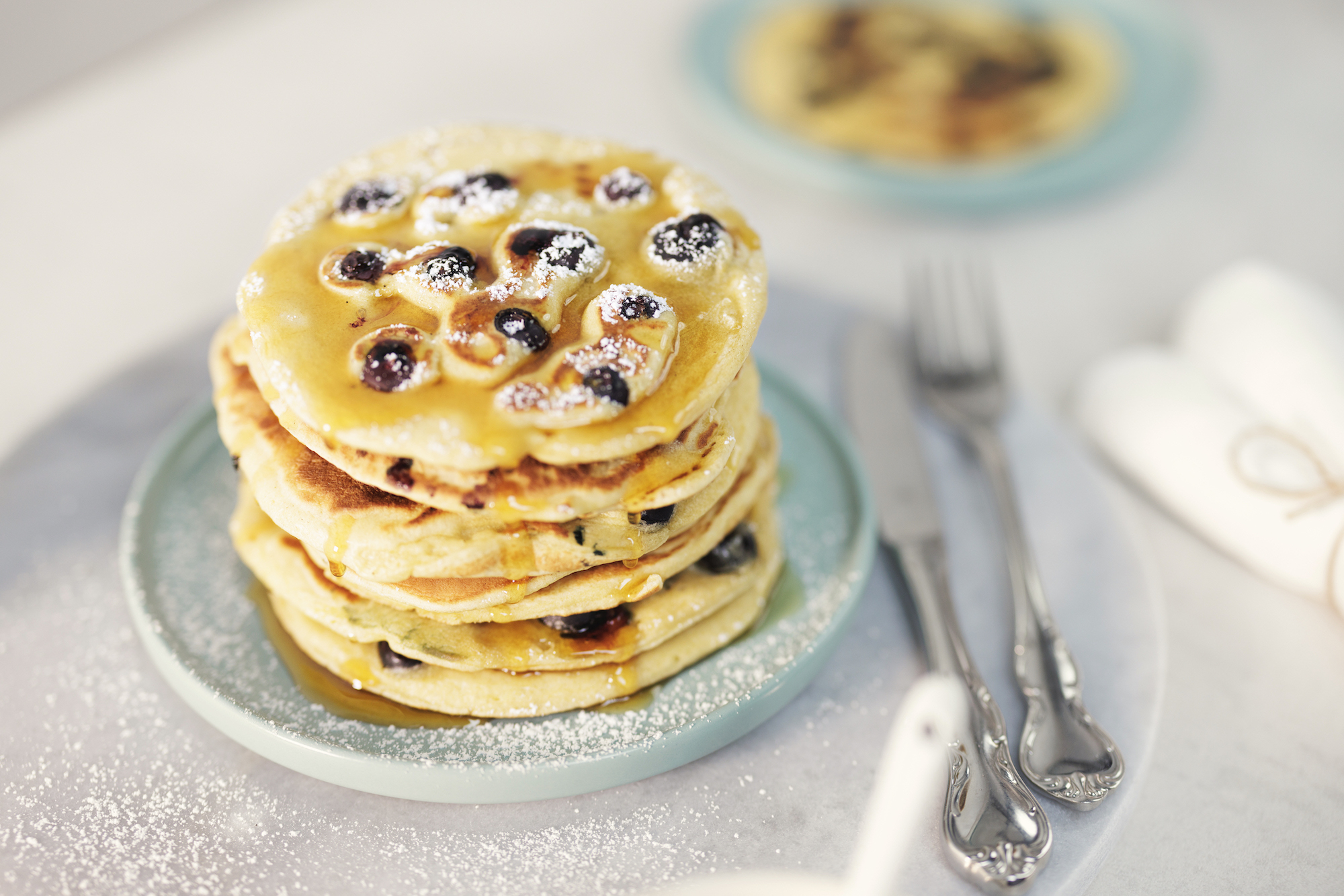 Rezept: fluffige Blaubeerpfannkuchen | Deli Reform Rezept: fluffige Blaubeerpfannkuchen | Deli Reform